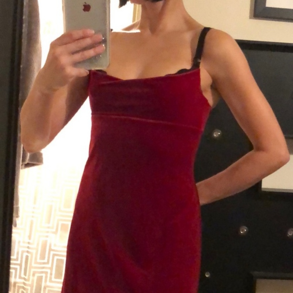 Ticci Tonetto Velvet Cocktail Dress